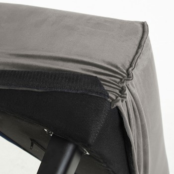 Funda de banco de terciopelo Dyla