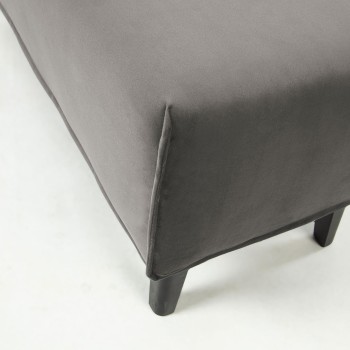 Funda de banco de terciopelo Dyla