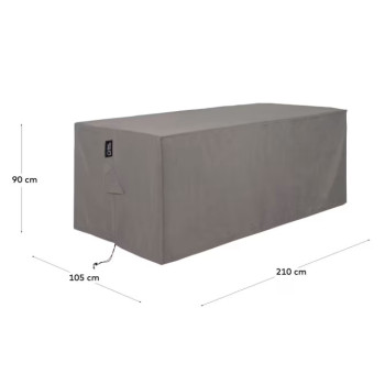 Funda protectora Iria para sofá de exterior de 3 plazas, máx. 210 x 105 cm