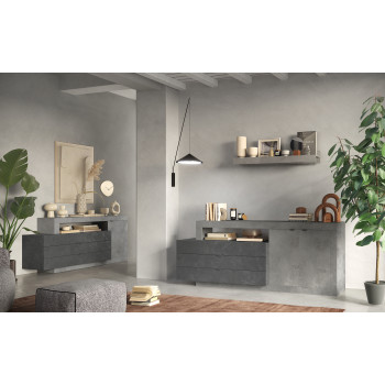 FREEDOM - aparador con 1 puerta y 3 cajones