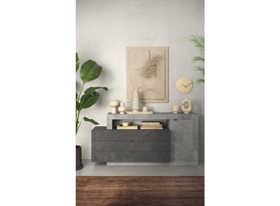 FREEDOM - aparador con 1 puerta y 3 cajones