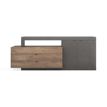 FREEDOM - aparador con 2 puertas y 3 cajones