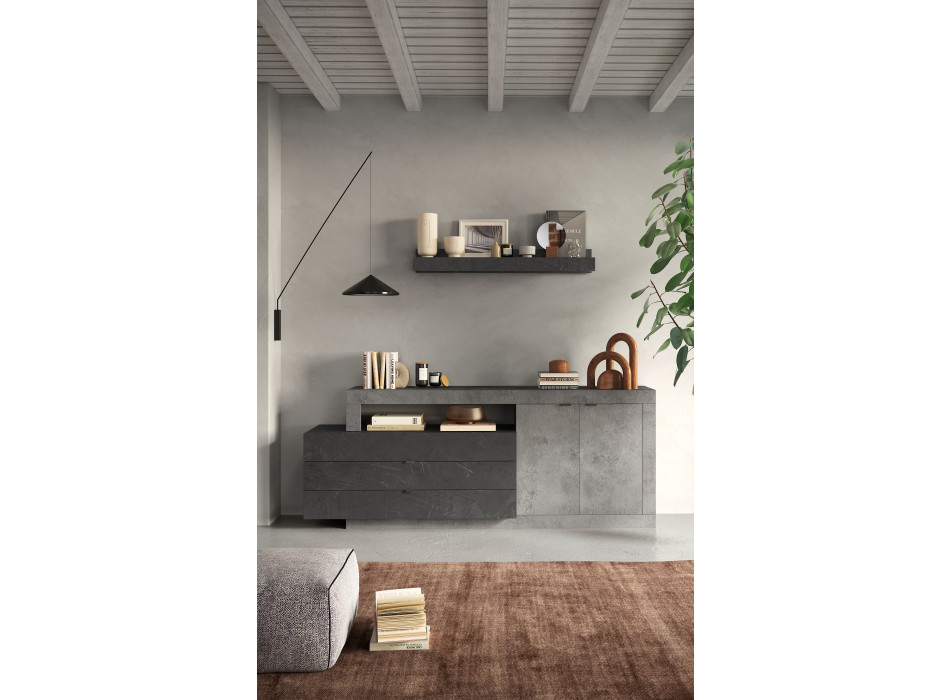 FREEDOM - aparador con 2 puertas y 3 cajones