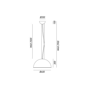 Lámpara de suspensión GALILEO 251.04.FF IL FANALE
