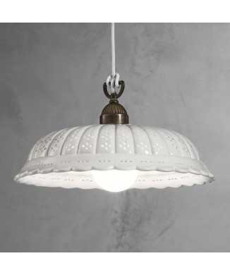 Lámpara de suspensión en cerámica ANITA 061.09.OC IL FANALE