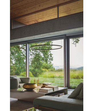 Lámpara colgante redonda delgada Oracle de Ideal Lux