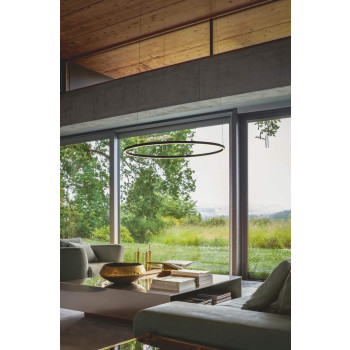 Lámpara colgante redonda delgada Oracle de Ideal Lux