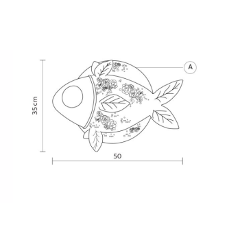 Aplique de interior Aprile Karman