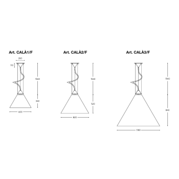 Lámpara Calà ALDO BERNARDI
