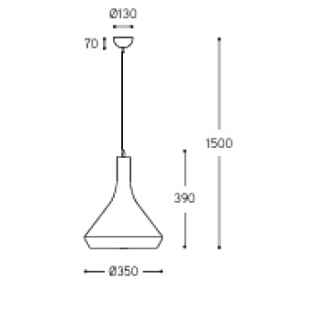 Lámpara Cappadocia DAC1 ALDO BERNARDI