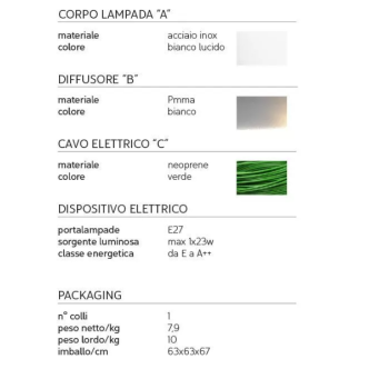 Cell M612B sobremesa interior/exterior Ø57 KARMAN