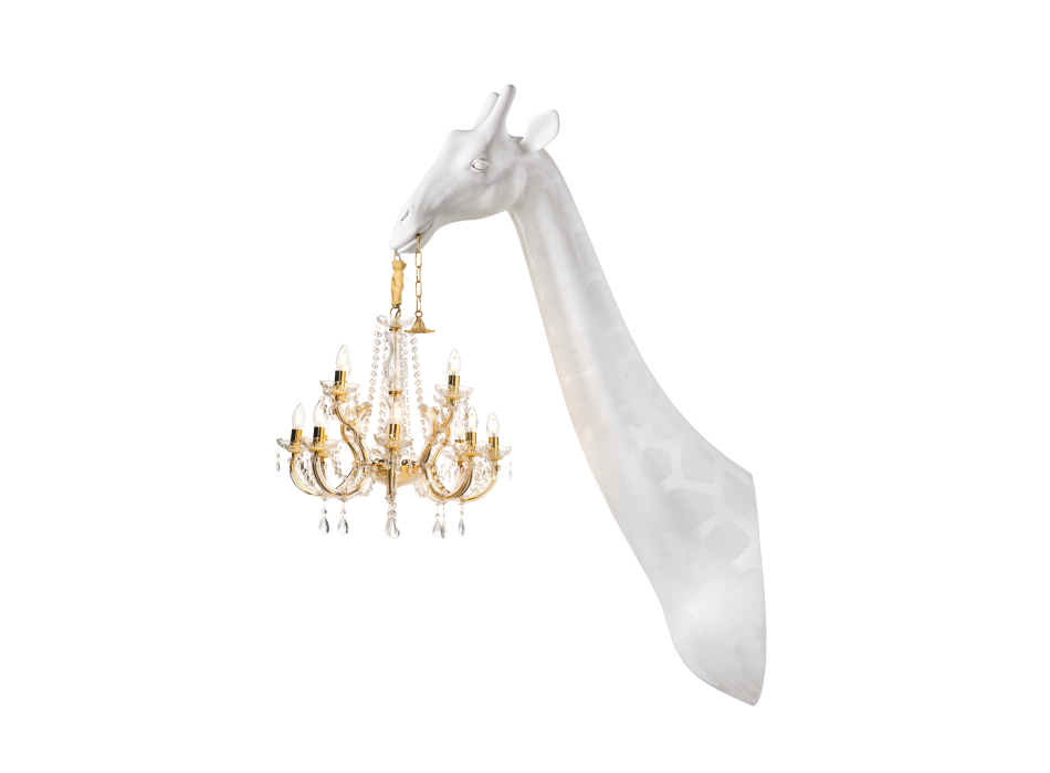 LÁMPARA DE PARED QEEBOO IN LOVE JIRAFA