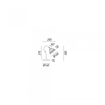 Lámpara de mesa ANITA 061.52.OC IL FANALE