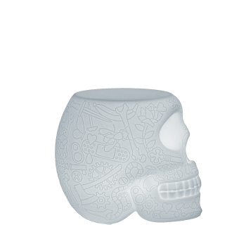 LAMPARA DE MESA Y TABURETE MEXICO CON LED RECARGABLE 70005LED QEEBOO