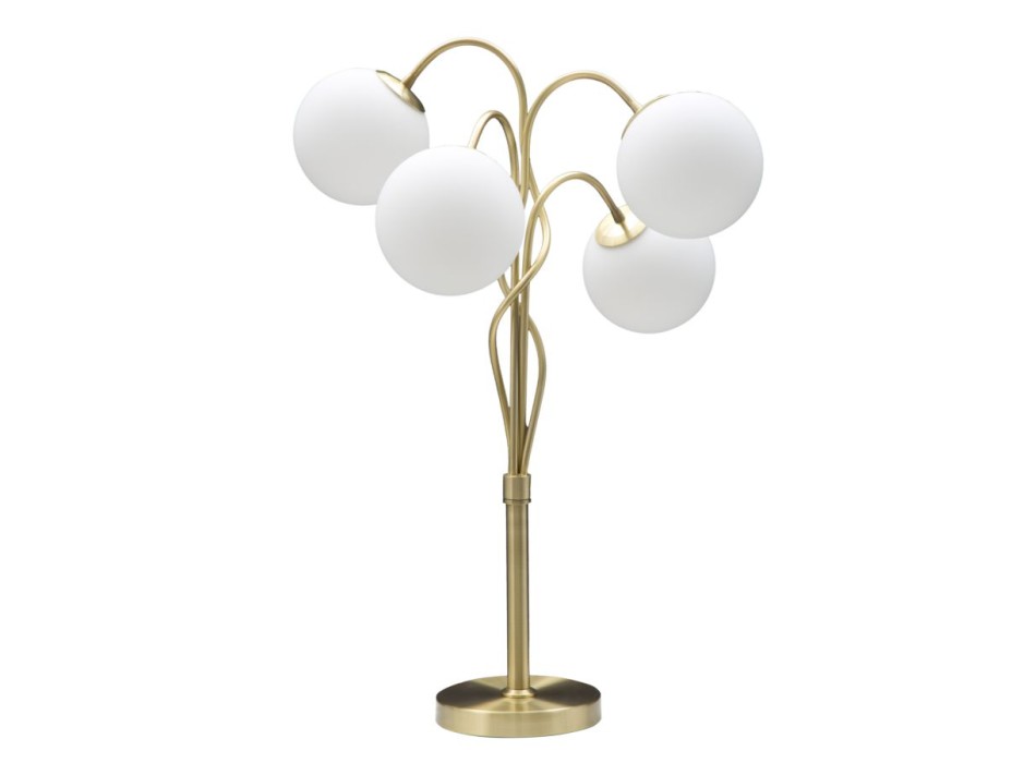 LÁMPARA DE MESA GLAMY 4 LUCES