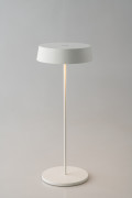 LÁMPARA DE MESA CÓCTEL LED RECARGABLE BLANCA 2.2W 192LM 3000K REGULABLE IP54 29.5X12X12CM