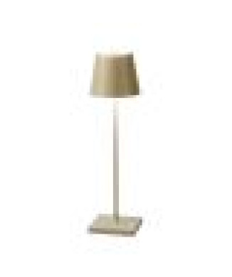 LÁMPARA DE MESA LED RECARGABLE DRINK GOLD 2.2W 190LM 3000K REGULABLE IP54 7X25CM