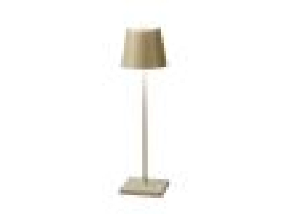 LÁMPARA DE MESA LED RECARGABLE DRINK GOLD 2.2W 190LM 3000K REGULABLE IP54 7X25CM