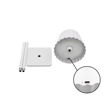 Lámpara de mesa recargable Tecno