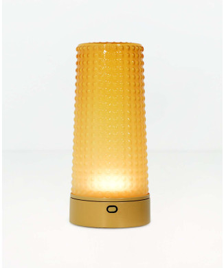 LÁMPARA DE MESA SOPLADA AZAFRÁN