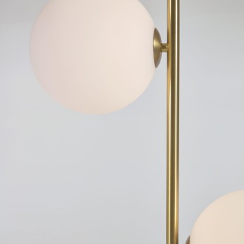 Lámpara de pie Lonela en acabado mármol verde en acabado mármol verde