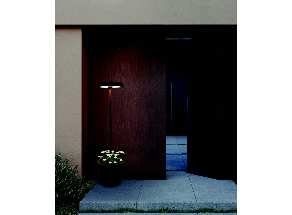 Poldina Reverso Solar L Wi-Fi Lámpara de pie AZAFRÁN