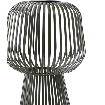 Lámpara de pie solar Reiba en metal