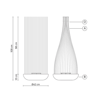 Lámpara KARMAN Interior/Exterior Don't Touch