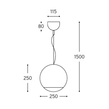 Lámpara Globo ALDO BERNARDI