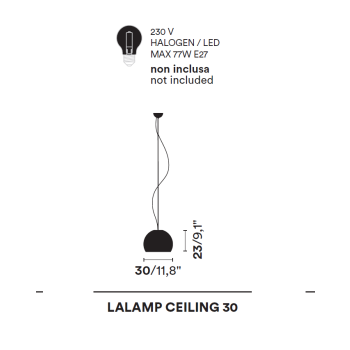 LAMP LALAMPADA SUSPENSION 30 OPINIÓN CIATTI
