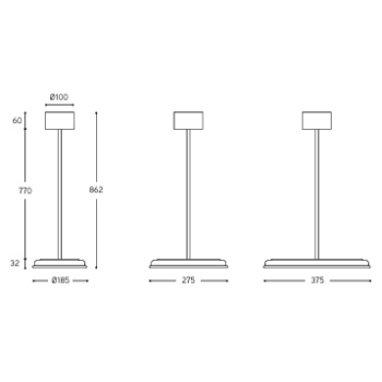 Lámpara Mymoons para techo rígido ALDO BERNARDI