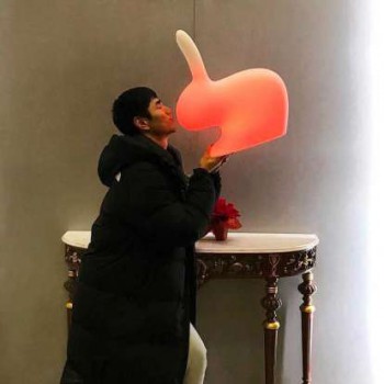 LAMPARA CONEJO PEQUEÑO CON LED RECARGABLE 90005LED QEEBOO