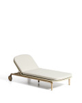 Cuna Alipa de madera maciza de acacia y cuerda.