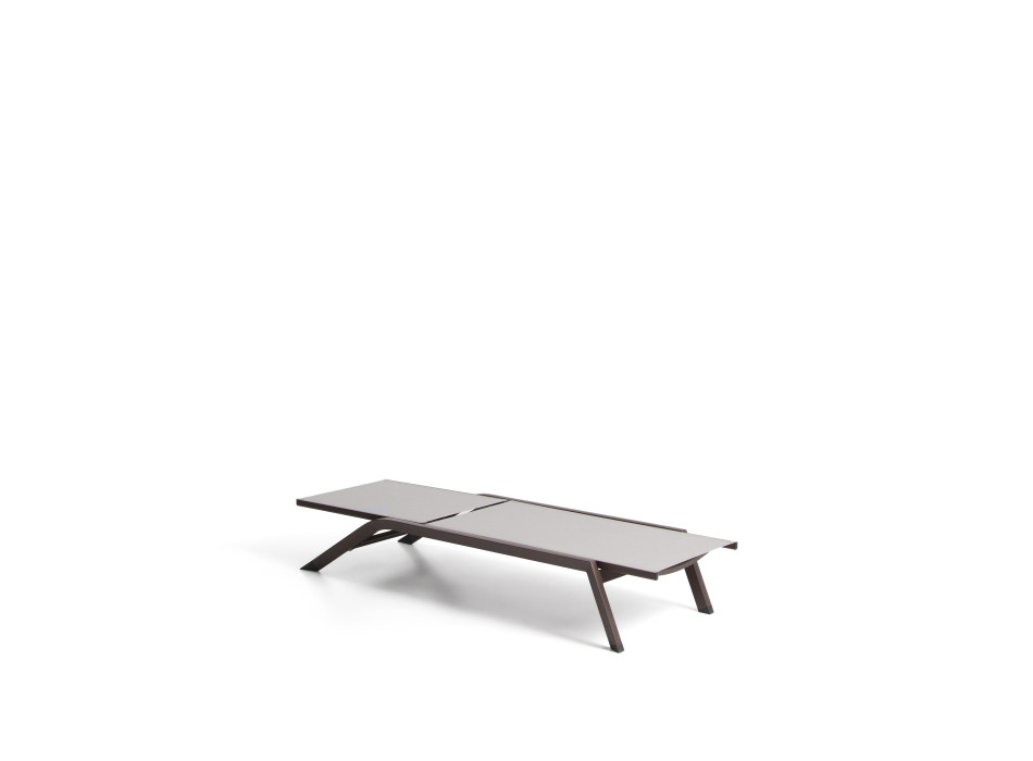 Tumbona apilable de aluminio Capraia
