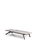 Tumbona apilable de aluminio Capraia