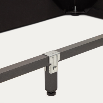 Cama Martina desenfundable en piel de cordero color crudo 