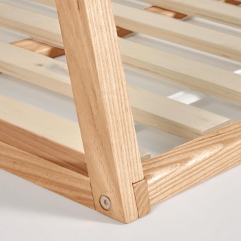 Cama tipo Maralis en madera maciza de haya