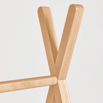 Cama tipo Maralis en madera maciza de haya