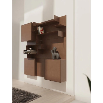Librería de pared Opera 3x3 Siderio