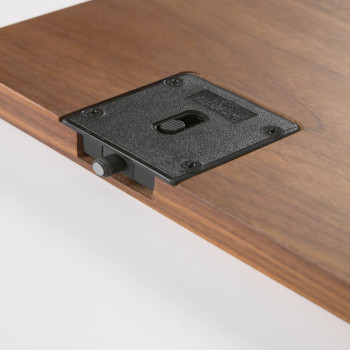 Librería Carolin chapada en nogal 130 x 169 cm