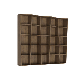 Librería Trek de 5 elementos en fresno blanco