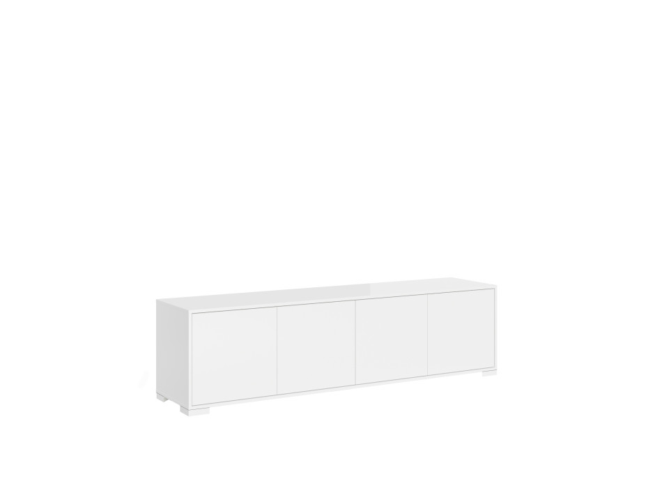 Aparador/Mueble TV/Aparador Alto Lumina Blanco Brillo - Mueble TV 4 Puertas 172x40x48 cm Lumina Blanco Brillo