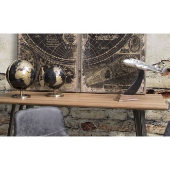 MAPA MUNDIAL DE BRONCE