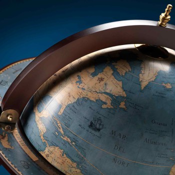 Sfera33 Globo terráqueo marfil