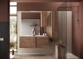 Mueble de baño JUPITER con doble lavabo y 2 o 3 cajones 
