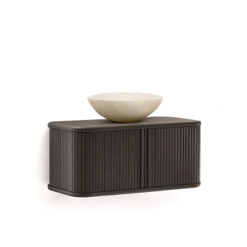 Mueble de baño Mailen en contrachapado de fresno