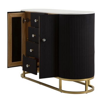 MUEBLES MONTPELLIER NEGRO