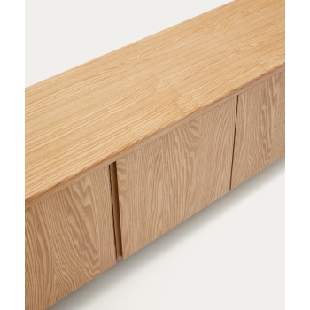 Mueble de TV Salaya en contrachapado de fresno LA FORMA