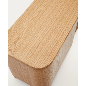 Mueble de TV Salaya en contrachapado de fresno LA FORMA