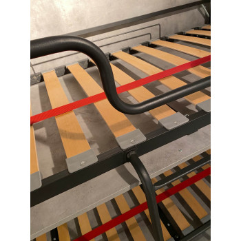 Mod.Kando Single - Cama individual plegable Kando con colchón de cachemira